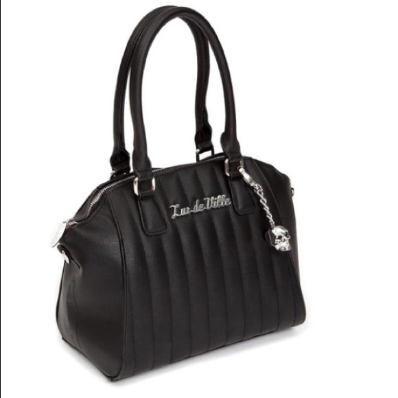 Lux de Ville | Bags | Lux De Ville Lady Vamp Handbag In Black Matte